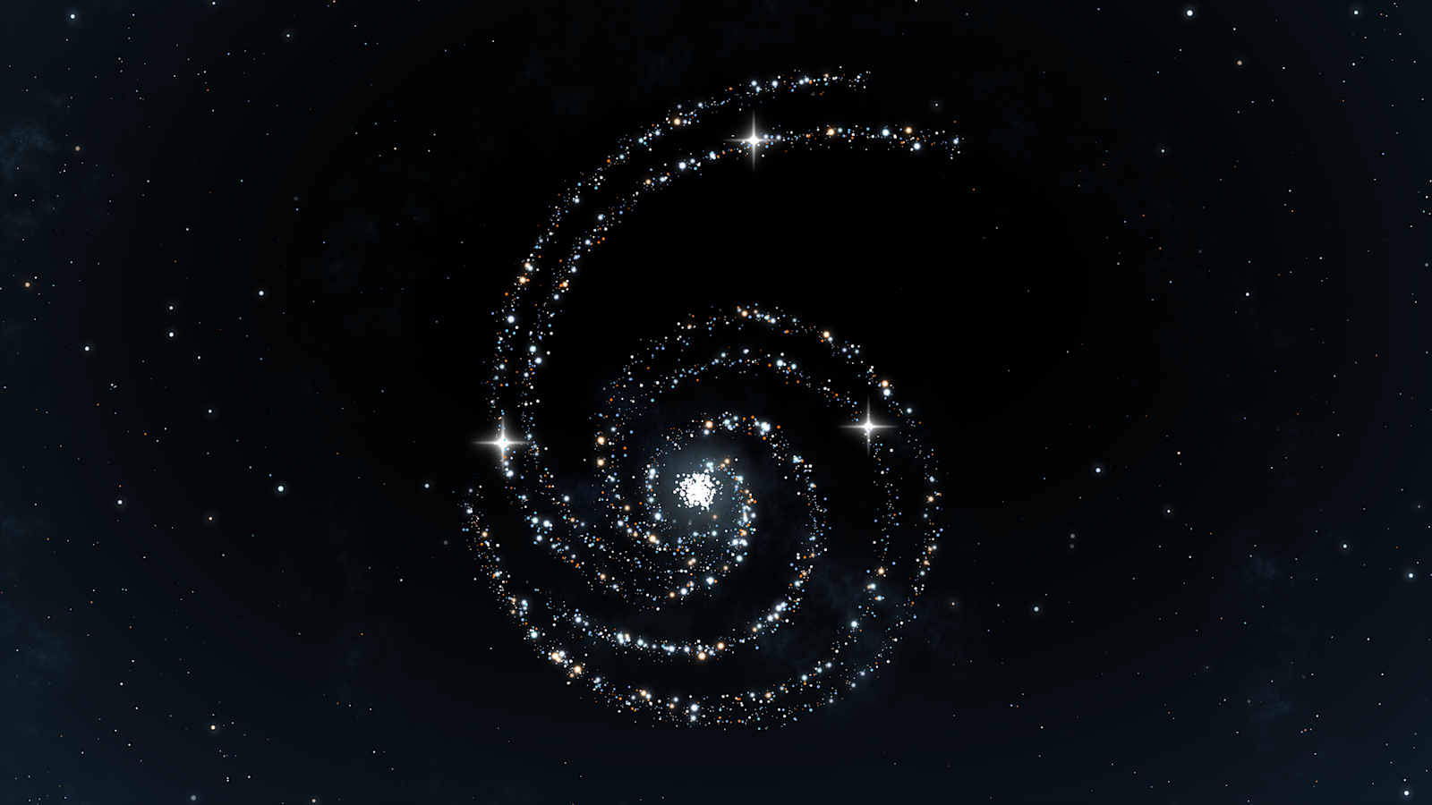 星でAstraの形を描いたOpenAI公式キービジュアル